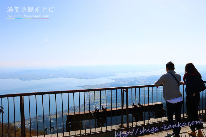打見山山頂から見た琵琶湖