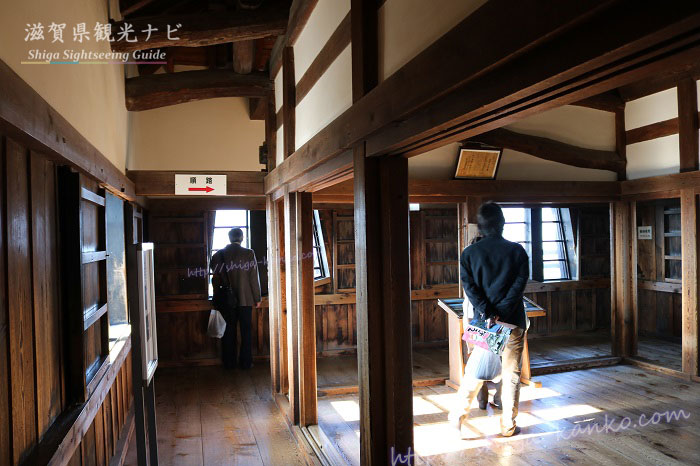 彦根城の天守の内部
