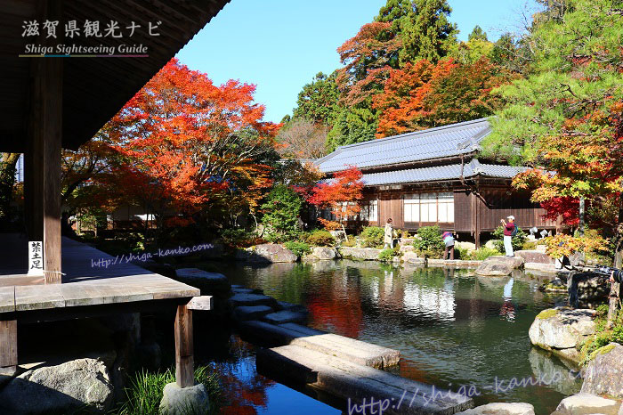 百済寺の庭園