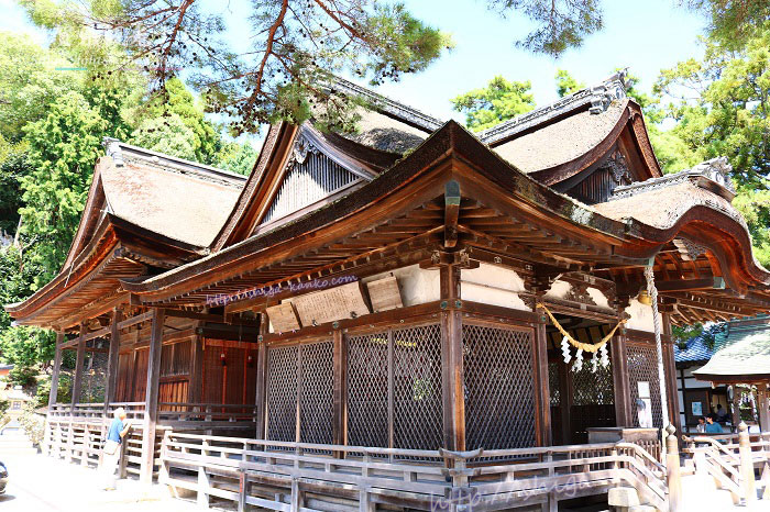 白鬚神社の拝殿
